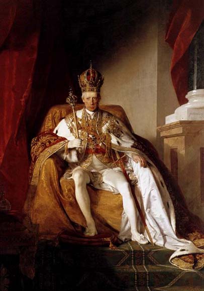 Emperor Franz I of Austria in his Coronation Robes